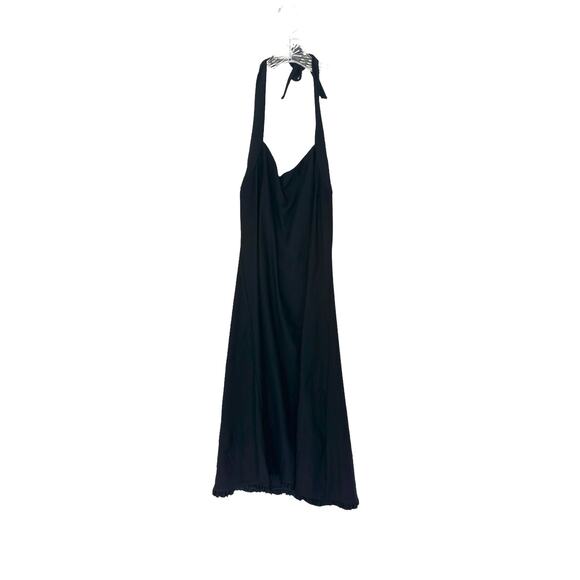 New with Tags Eileen Fisher Lightweight Stretch Crepe Halter Dress Size Small - Picture 1 of 9